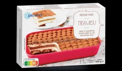 Picard Tiramisù, crème mascarpone,biscuit imbibé de café* À Partager|Plats Italiens