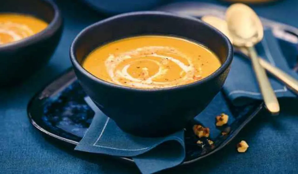 Picard Velouté de courge butternut patate douce girolle* Vegan|Végétarien