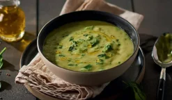 Picard Velouté fèves épinard cuisiné l'huile olive (5,3%)* Produits Nutri-Score A|Vegan