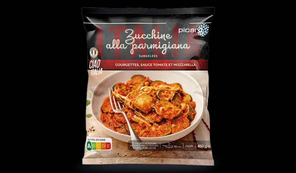 Picard Zucchine alla parmigiana courgettes, sauce tomate* À Partager|Plats Italiens